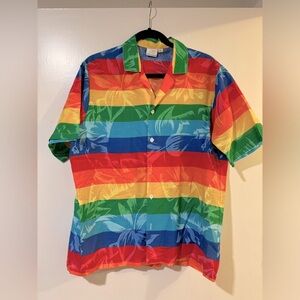 Vintage Endless Summer Men’s short sleeve button down size large